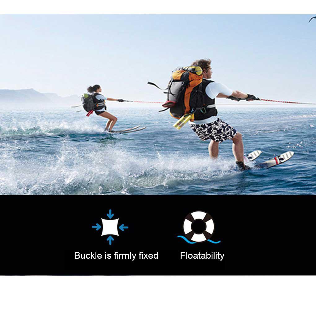 (runbu) Áo Phao Cứu Hộ Thể Thao Chống Thấm Nước Có Khóa Cài An Toàn Dành Cho Người Lớn