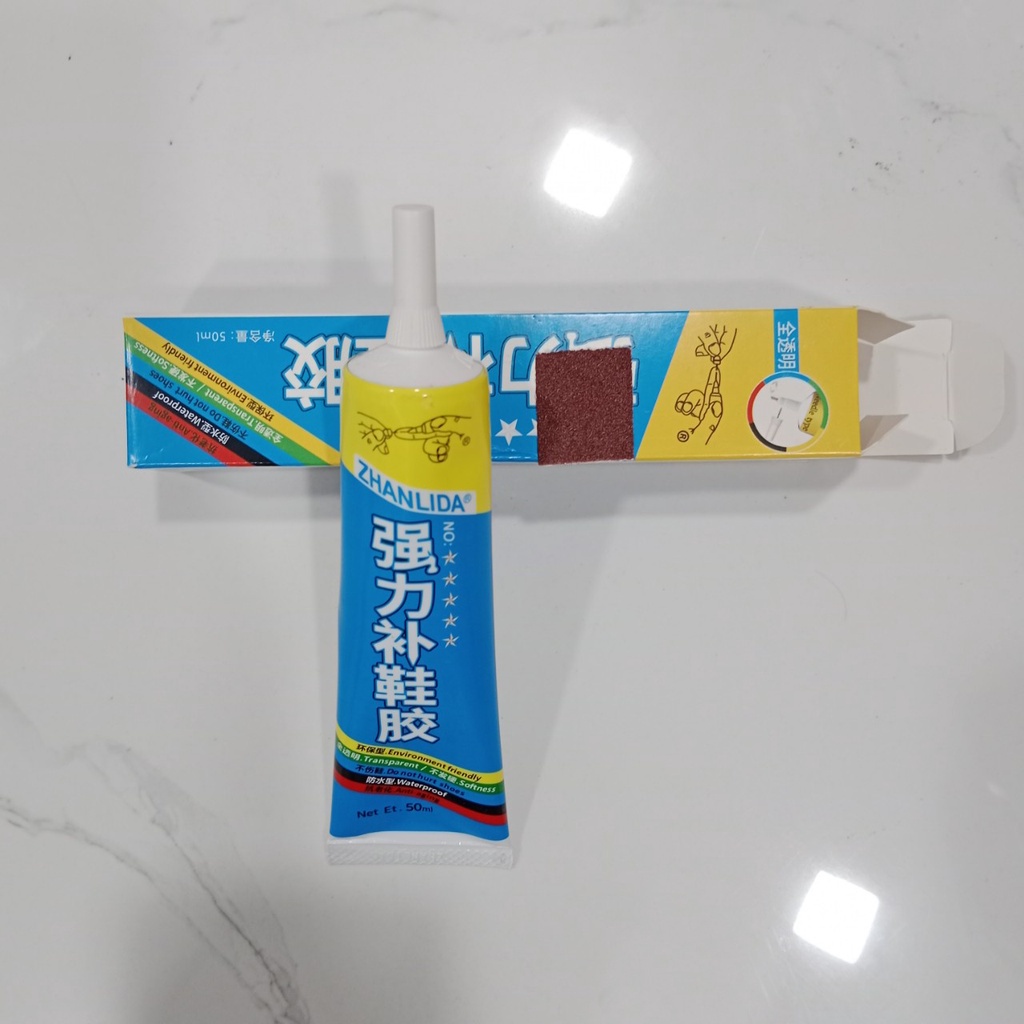 Keo dán giày chuyên dụng Zhanlida cao cấp trong suốt siêu dính, siêu chắc, không thấm nước
