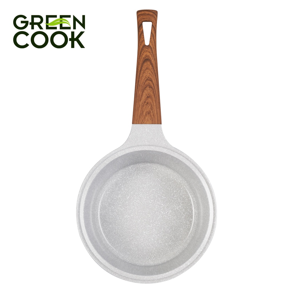 Bộ 3 nồi đúc men đá xanh Sapphire 18-20-24CM Green Cook GCS09 dùng được các loại bếp