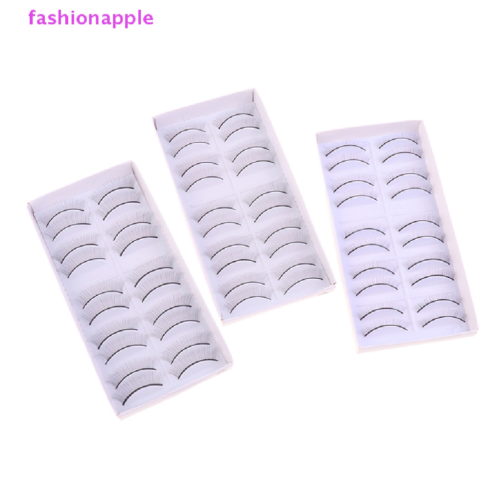 Set 10 Cặp Lông Mi Giả Luyện Tập Trang Điểm Tiện Lợi