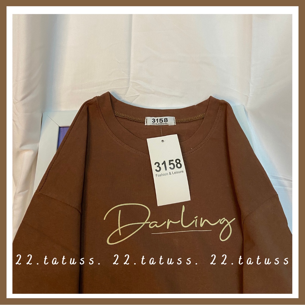 Áo thun cotton khô mát mẻ Darling