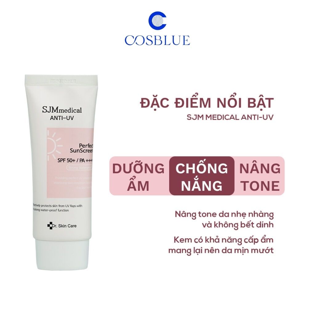 Kem Chống Nắng SJM Medical Anti UV SPF 50 /PA+++ Hàn Quốc - cosblue 60g