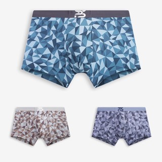 Quần lót nam boxer chất vải cotton co giãn - 3 màu nam tính lôi cuốn mã SU trơn