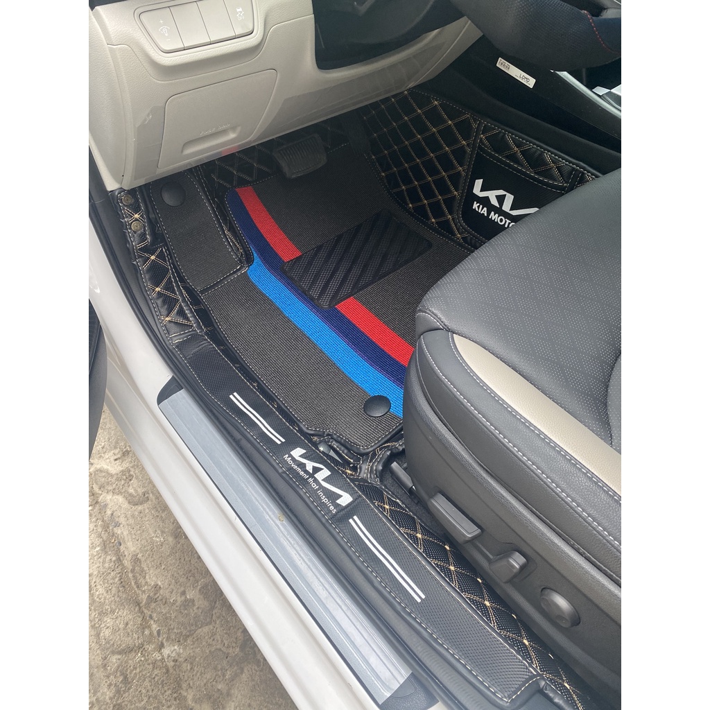 Thảm lót sàn ô tô 6D KIA CERATO-K3 14-18 thành cao, tràn viền bậc cửa