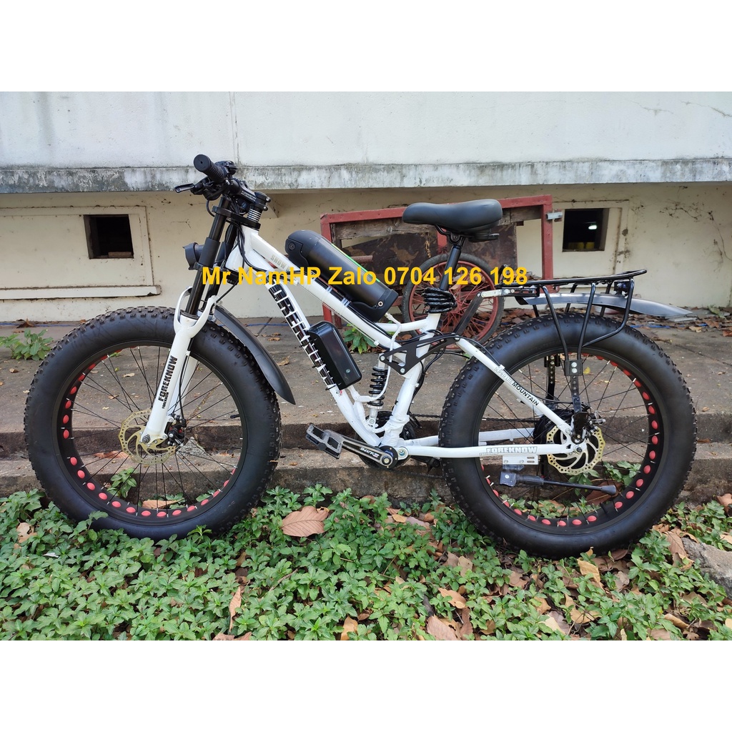 Động Cơ DAPU Nhật mới- Chế xe đạp Bánh Béo thành xe Điện - 36v250w tốc độ 40 km.h