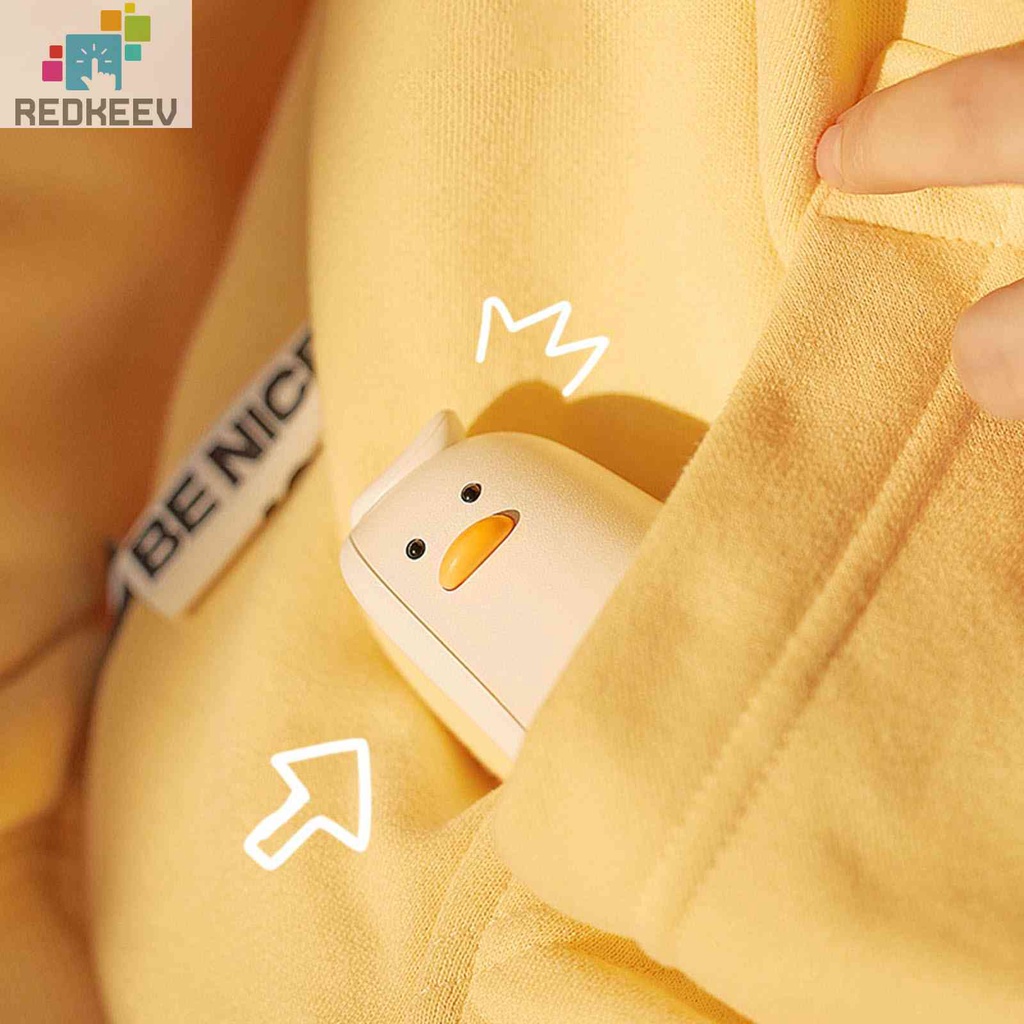 Máy Sưởi Ấm Tay Điện Tử Hình Chú Vịt Dễ Thương 2 Trong 1