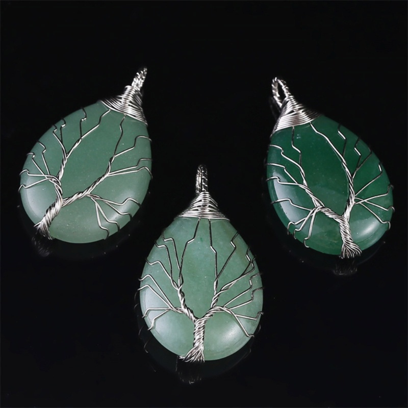 Dây Chuyền Đính Đá Pha Lê Hình Giọt Nước Độc Đáo