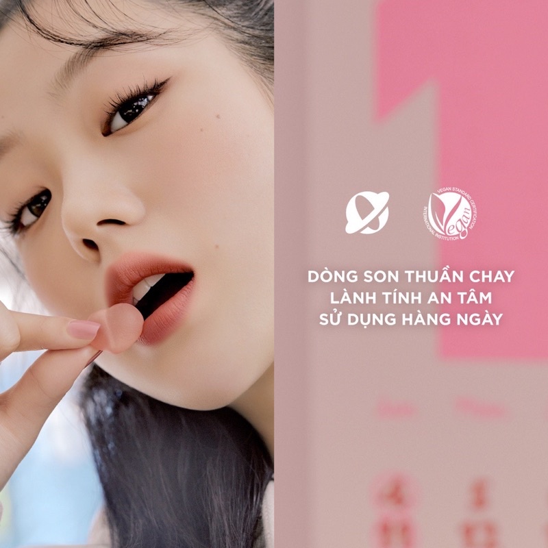 Son Kem Lì Thuần Chay, Mịn Mượt Lâu Trôi Foif Daily Velvet Tint 3g