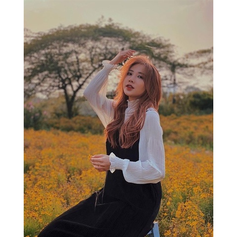 SET YẾM NHUNG ÁO VOAN