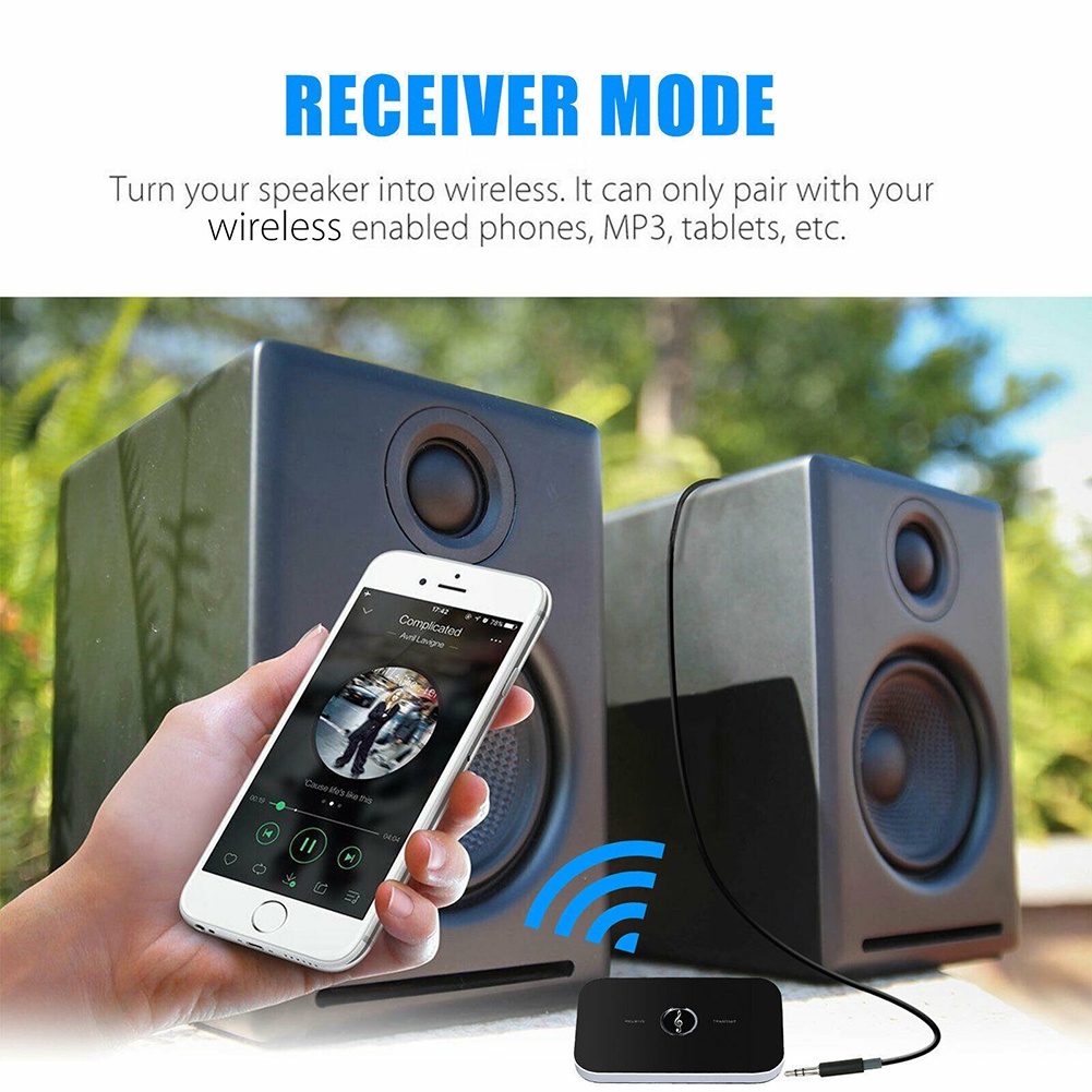Usb Nhận Tín Hiệu Âm Thanh Bluetooth 5.0 RCA Jack 3.5mm Cho Xe Hơi