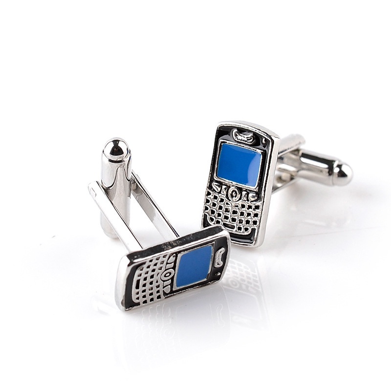 Khuy Măng Sét Điện Thoại Di Động Kiểu Pháp Thời Trang Bán Sỉ