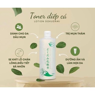 Toner Diếp Cá Dokudami 500ml