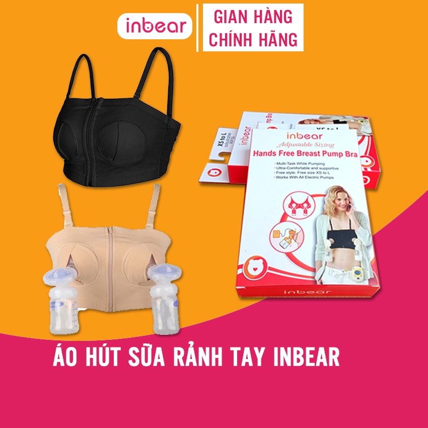 Áo Hút Sữa Rảnh Tay Inbear (IBA-8100) - Vải Cotton, Mặc Mát, Dùng Để Mặc Khi Hút Sữa