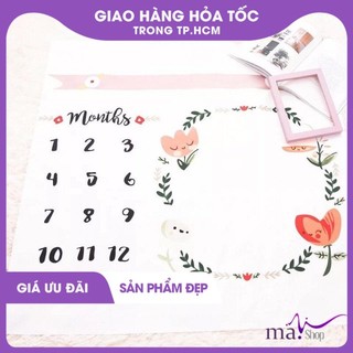 Đạo Cụ Chụp Hình Cho Bé Thảm Đồng Hồ 3d