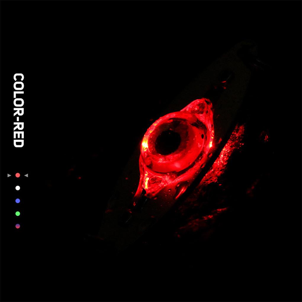 Mồi Câu Cá Giả Mini Bằng Nhựa Hình Con Mực Phát Quang Có Thể Xoay Được