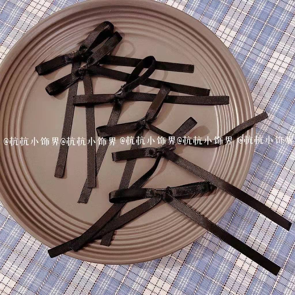 Kẹp Tóc Nơ Ruy Băng Nhiều Màu Sắc Xinh Xắn Cho Bé Gái