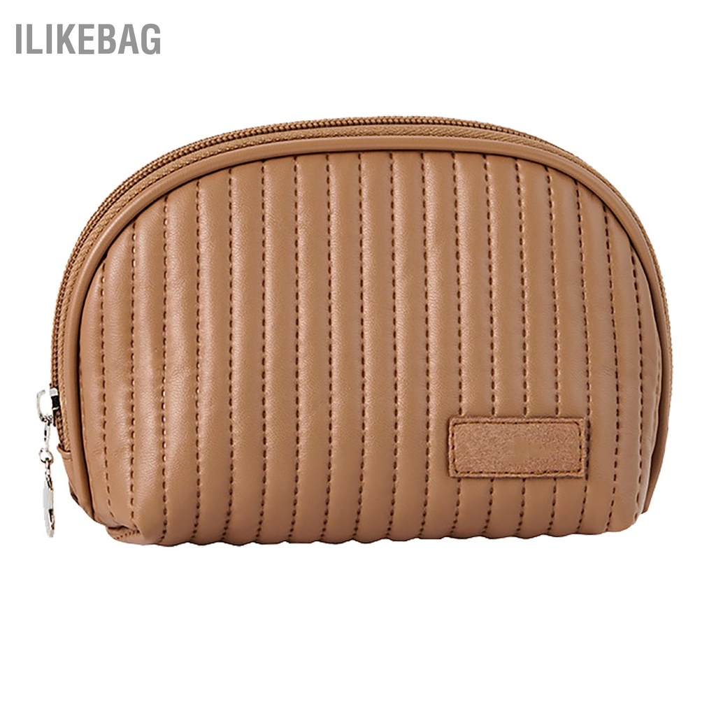 Túi Da PU Đựng Đồ Trang Điểm / Son Môi Sức Chứa Lớn Tiện Dụng Khi Đi Du Lịch