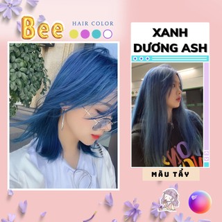 Thuốc nhuộm tóc màu XANH DƯƠNG KHÓI cần tẩy | Bee haircolor, Beehaircolor