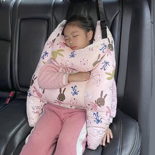Children's Pillow Car Pillow Pillow Dual-Use Automotive Headrest Neck Pillow Car Supplies Sleeping Artifact Children's car neck protection pillow