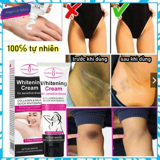 Kem trắng háng bẹn nách làm trắng vùng kín loại bỏ sắc tố đen, dưỡng ẩm nách khuỷu tay và đầu gối cổ đùi kem làm