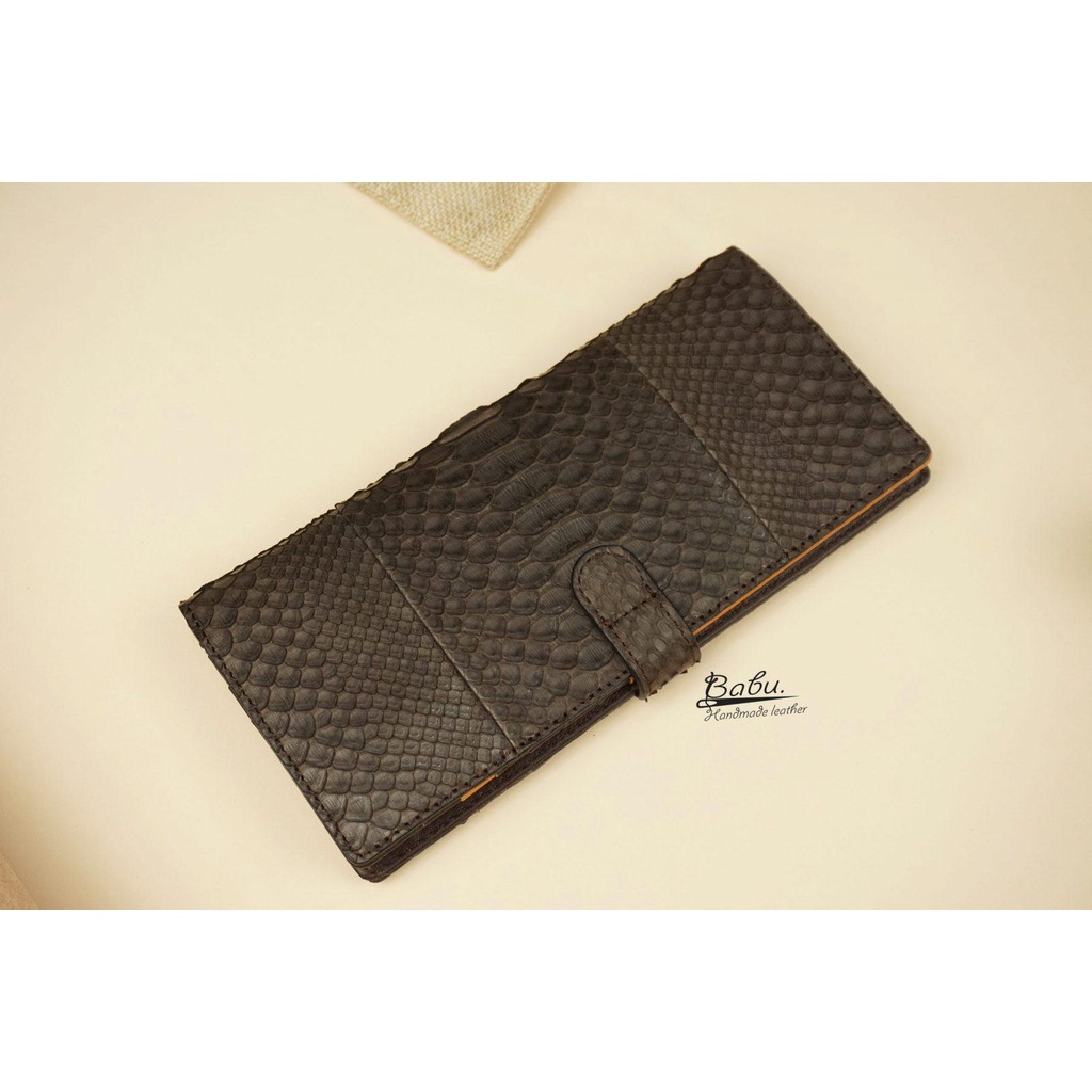 VÍ DÀI DA TRĂN NHẬP KHẨU, VÍ NAM DA THẬT DÁNG DÀI SANG TRỌNG WL090