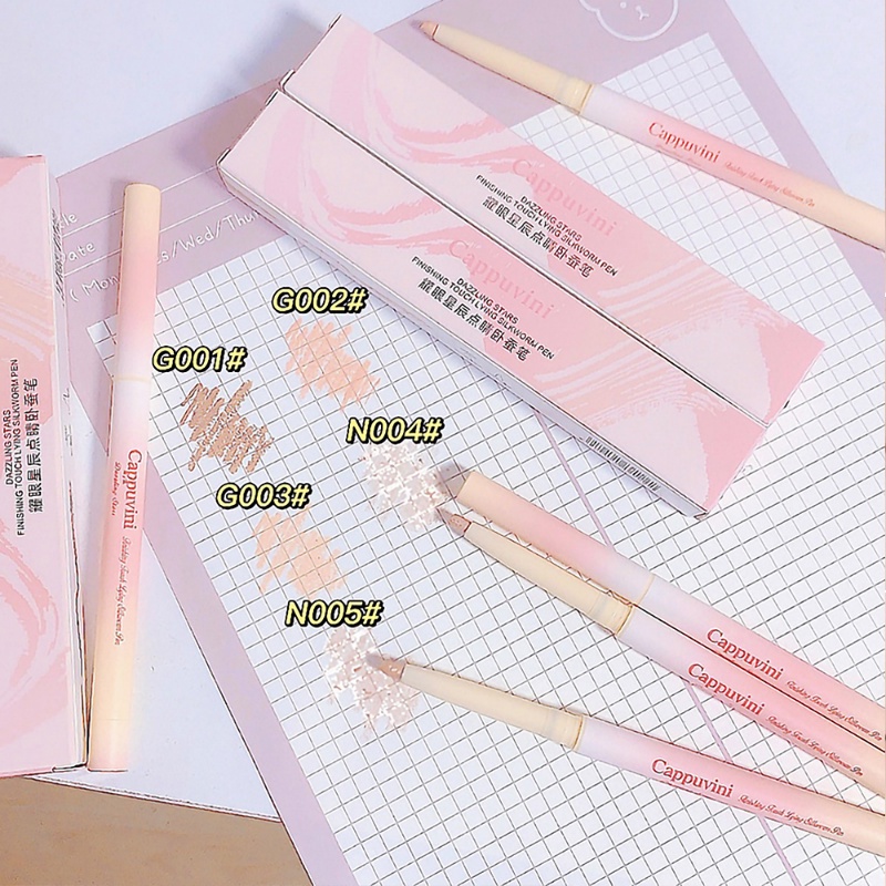 Bút Gel Kẻ Mắt Lâu Trôi Chống Thấm Nước Màu Lấp Lánh Ánh Sao Nổi Bật