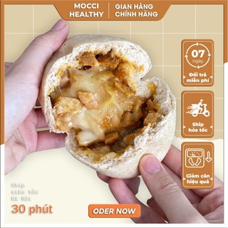 Bánh bao nguyên cám nhân xá xíu - for das, lowcarb & tiểu đường