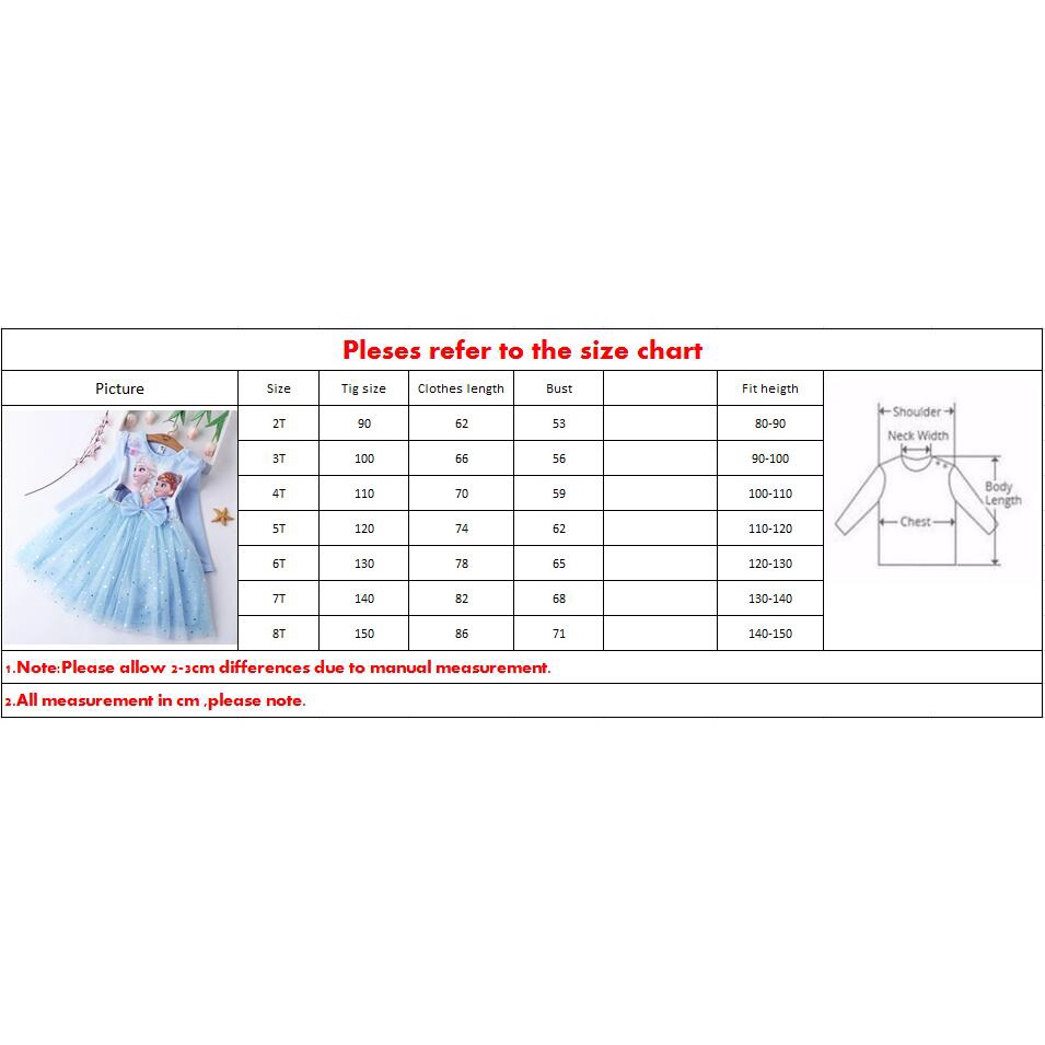 Đầm Công Chúa Elsa Cho Bé Gái