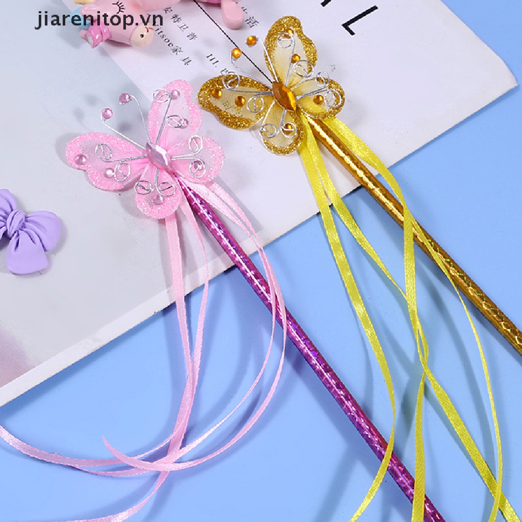 1 Cây Gậy Phép Thuật Hình Bướm Dễ Thương jiarenitop Cho Bé Gái