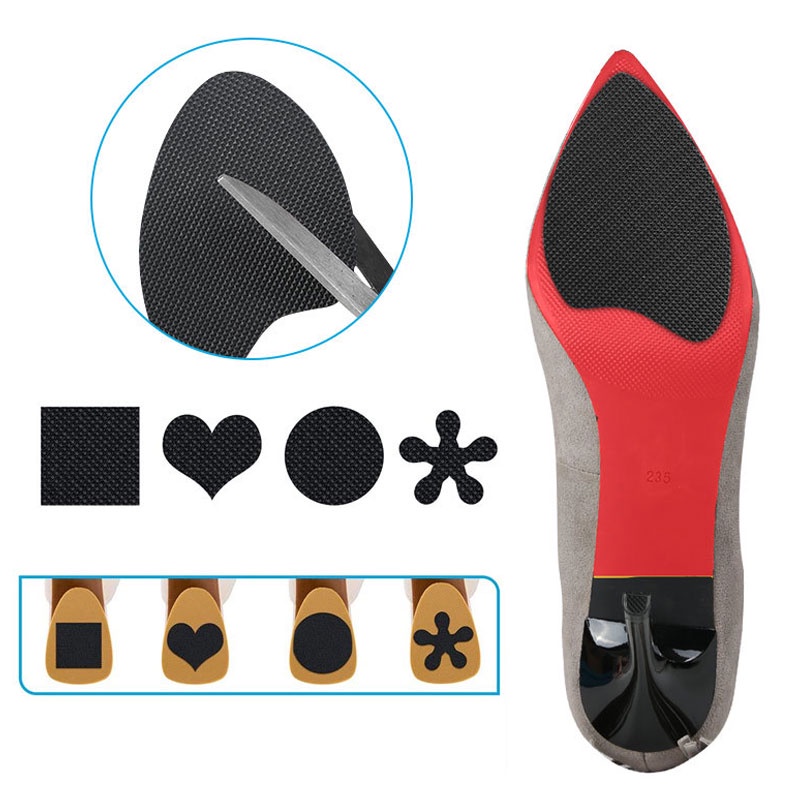 Miếng Dán Đế Giày Tự Dính Chống Trượt Bằng Silicone Tiện Lợi