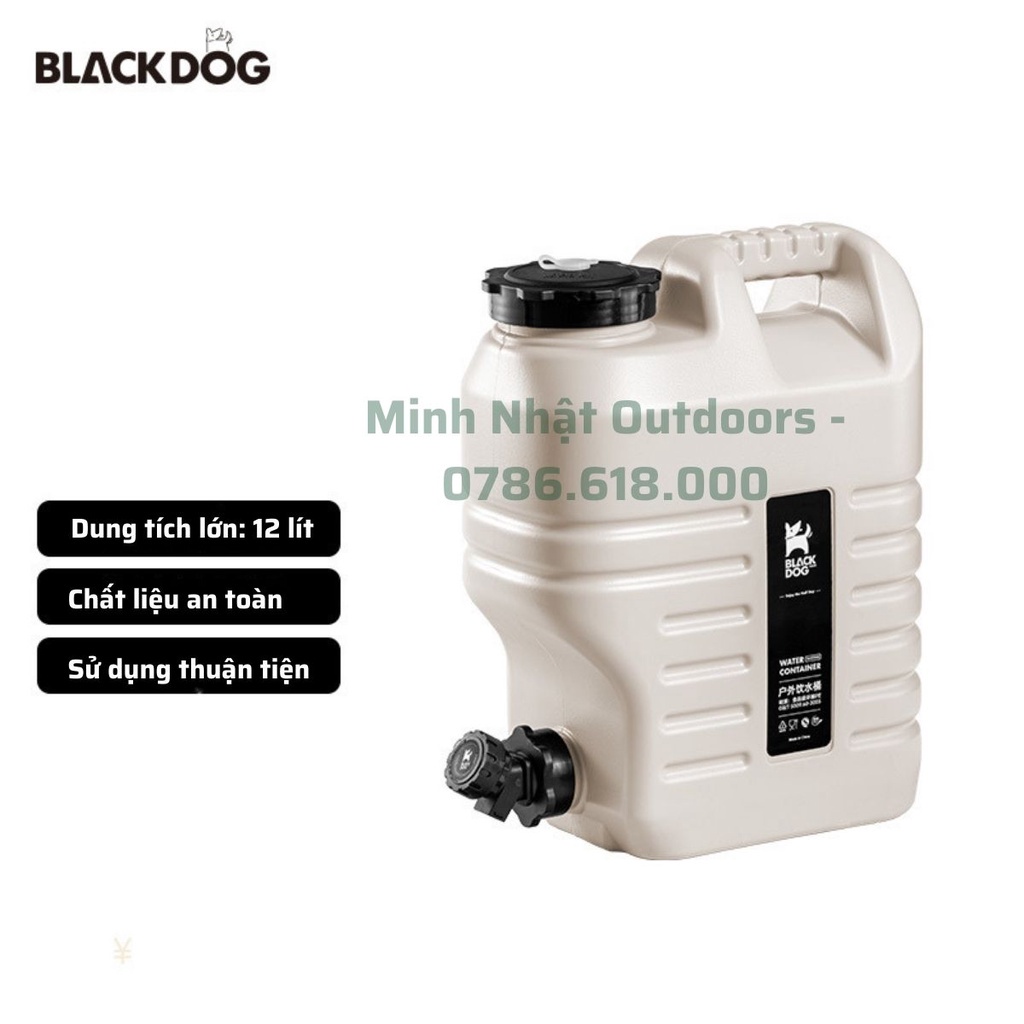 Can đựng nước dã ngoại Blackdog  12 lít