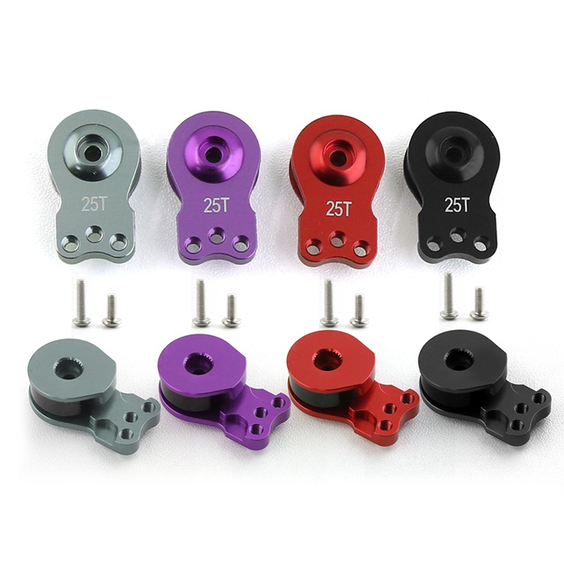 Cánh Tay Servo Điều Chỉnh Được Bằng Hợp Kim Nhôm 25T Cho Xe Điều Khiển Từ Xa Traxxas TRX4 TRX6 1 / 10