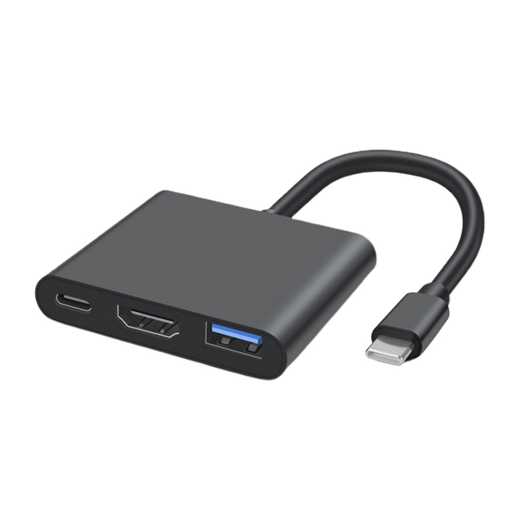 Bộ Chuyển Đổi Tín Hiệu Video USB-C Sang HDMI-C 3 Trong 1 4K 1080P Tốc Độ Cao Chuyên Nghiệp