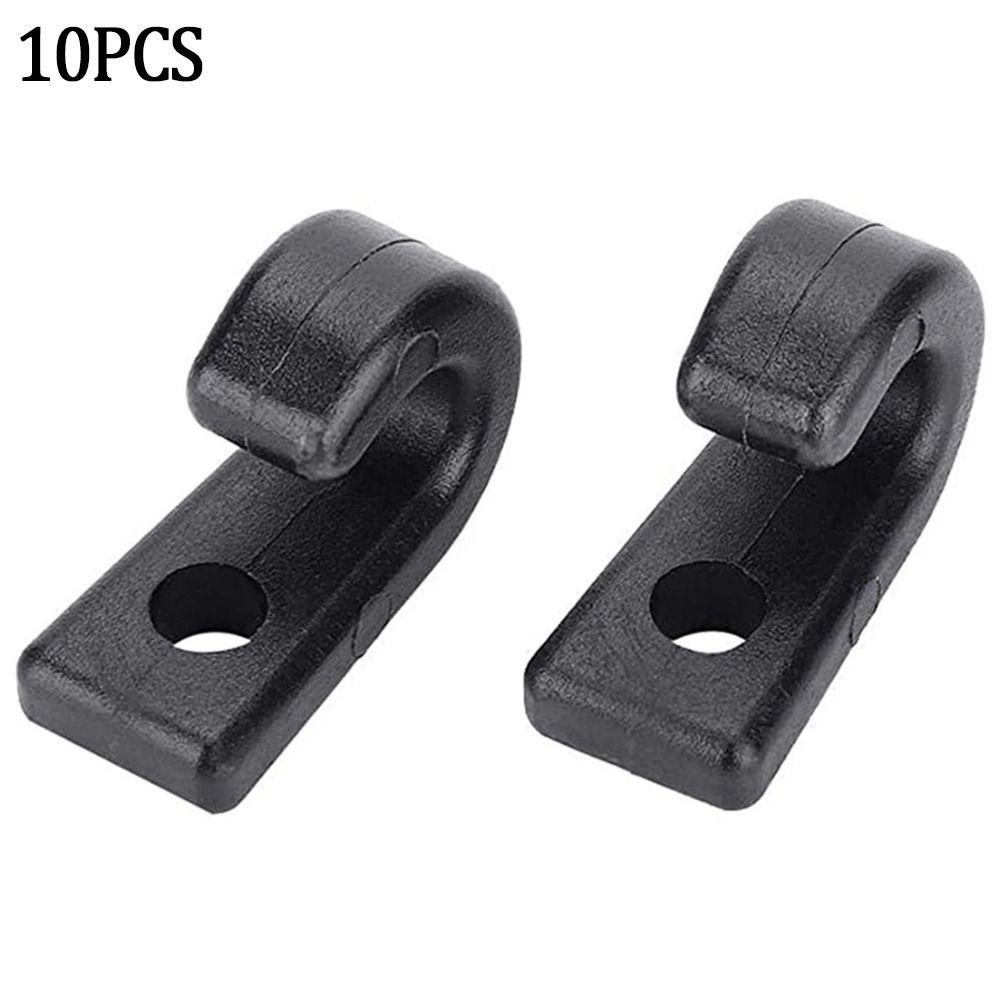 Set 10 Móc Khóa Thuyền Kayak Bơm Hơi PVC Nylon Màu Đen