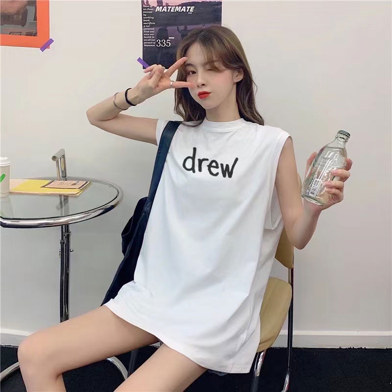 Áo Ba Lỗ In 5D DDREW Mặt Cười Siêu Hot, Cotton Khô Mát Mẻ Du Lịch Trẻ Trung Năng Động