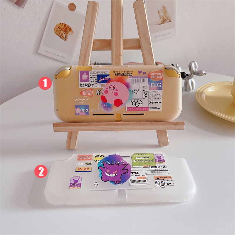 Mới Ốp Điện Thoại Mềm Trong Suốt Chống Rơi Chống Va Chạm Cho Nintendo Switch Lite Purple Monster / Star Kabi