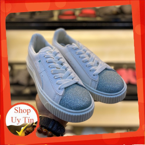 Giày thể thao sneaker nữ trắng 𝐏𝐔𝐌𝐀 ⚡Tặng 1 đôi tất Full Box Bill ⚡ Bản hàng 11 bản trung.
