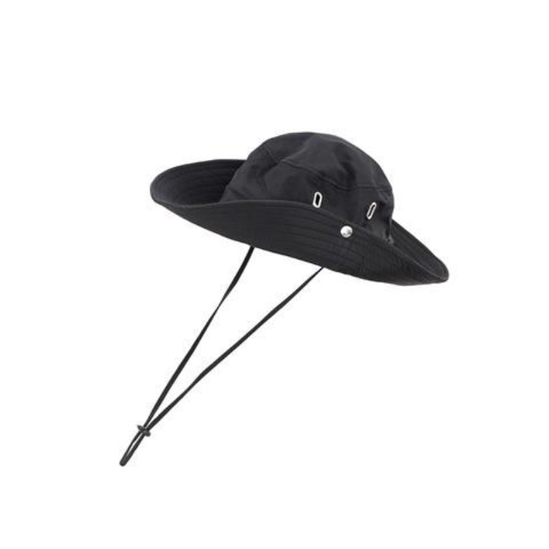 Mũ Tai Bèo Chống Nắng Thoáng Khí Phối Dây Rút Phong Cách Cao Bồi Cho Nam Và Nữ