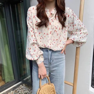(Order 7-10 ngày) Áo voan hoa nhí (kèm ảnh thật)
