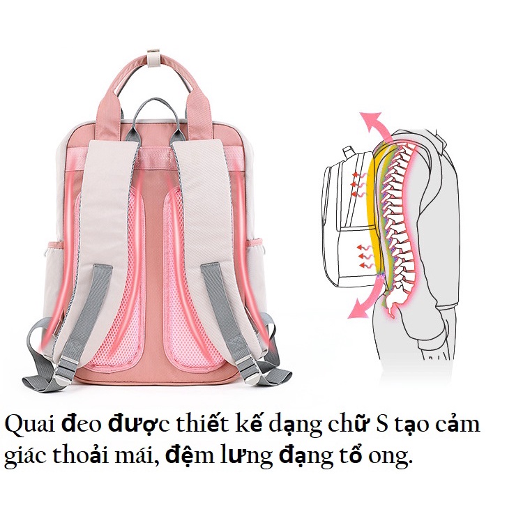 Balo đựng laptop thời trang  nữ.