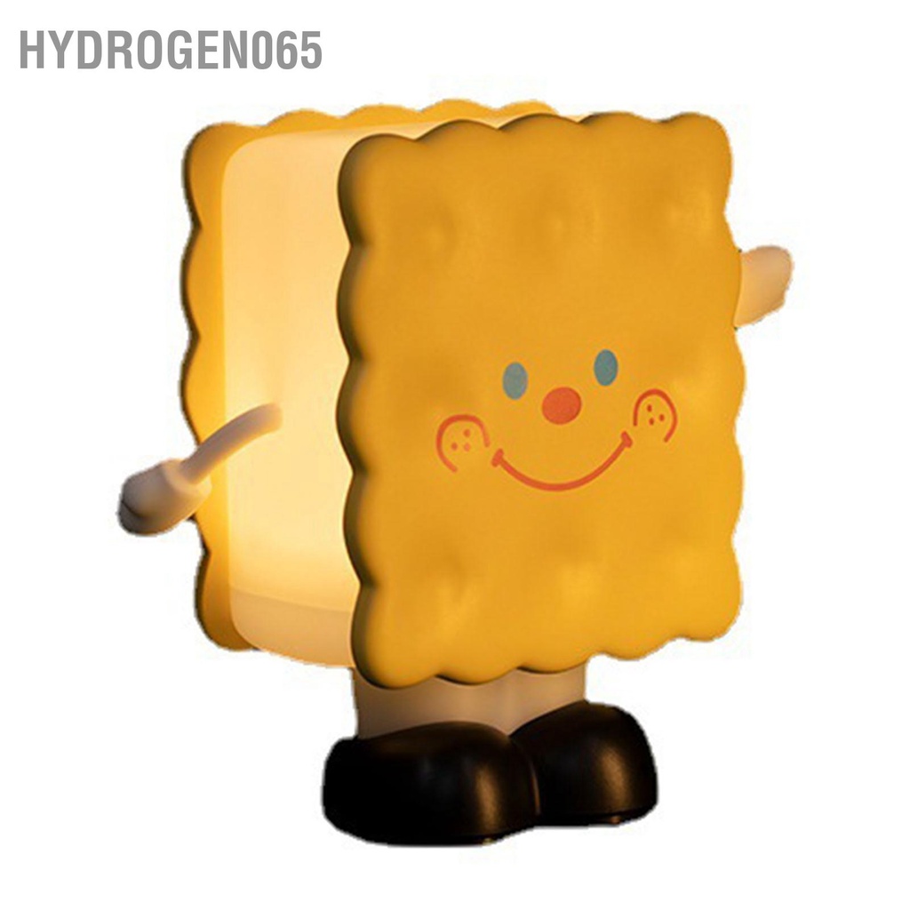 Hydrogen065 Đèn Ngủ Để Bàn LED Thiết Kế Bánh Quy Sạc USB Trang Trí Nhà Cửa Cho Văn Phòng