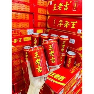 Thùng 24 lon trà thảo mộc wang lao ji