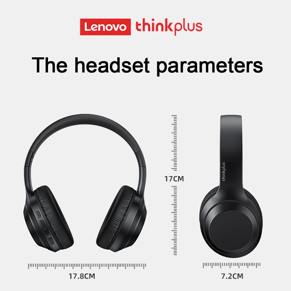 Tai nghe Lenovo Thinkplus TH10 không dây bluetooth 5.0,thoải mái/chống thấm nước/giảm tiếng ồn/mic/HD Audio--white