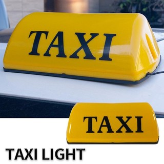 Mào taxi có đèn, đế nam châm, 28cm