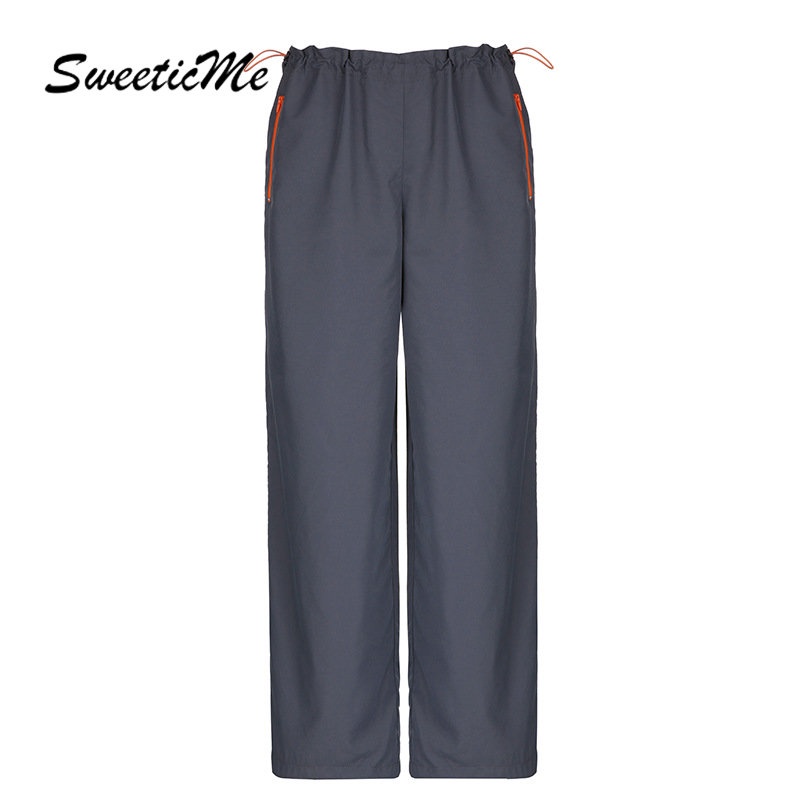 Quần Dài Lưng Cao Màu Trơn Dáng Ôm Thời Trang 2023 Cho Nữ