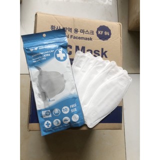 [ tách lẻ ] COMBO 20 chiếc khẩu trang KF94 Cao Cấp Kháng Khuẩn