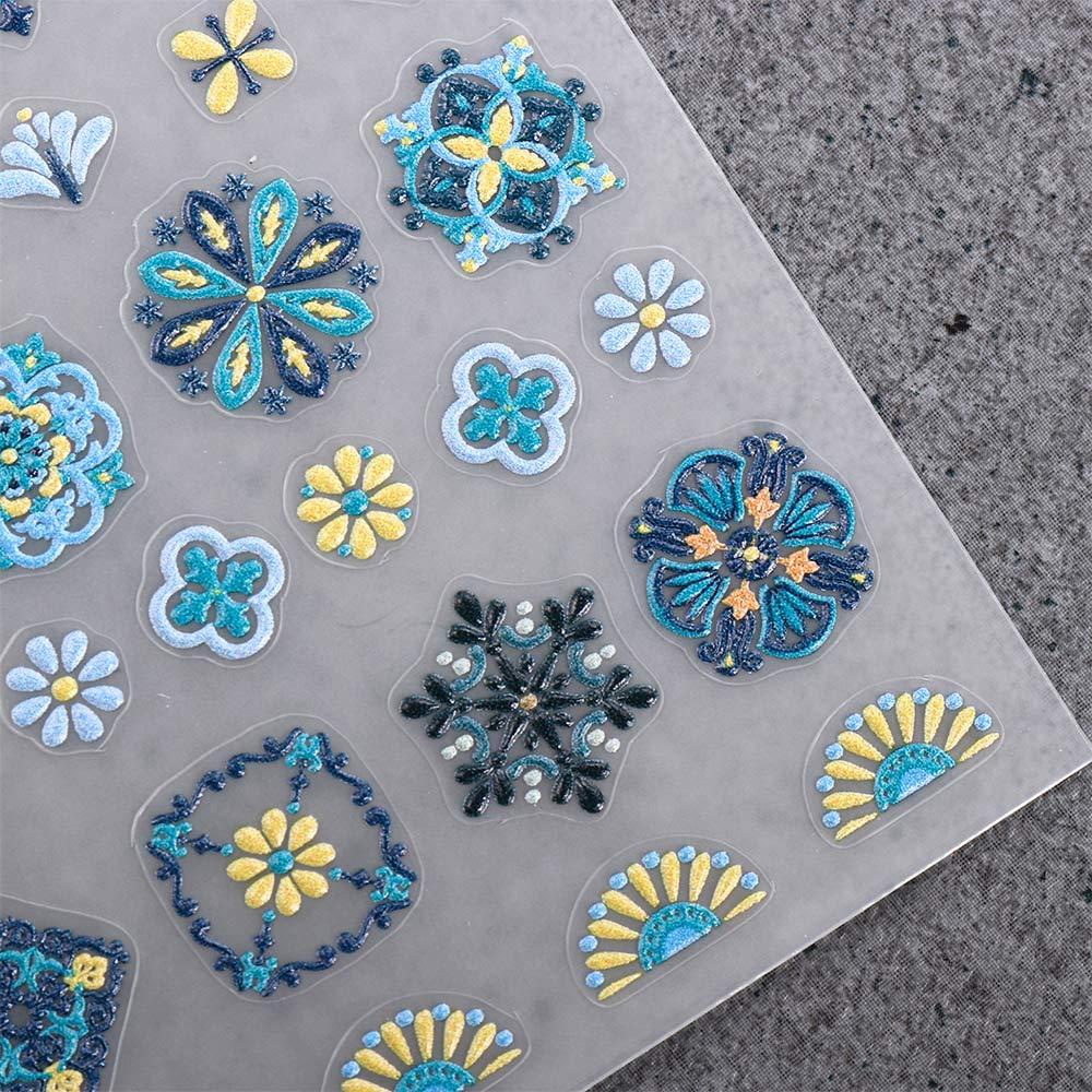 Miếng Dán Trang Trí Móng Tay Họa Tiết Thắt Nơ Phong Cách Bohemia Dành Cho Nữ