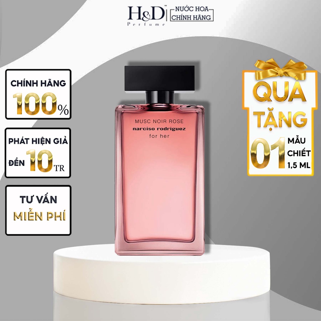 Nước hoa Nữ Narciso Rodriguez 𝐌𝐮𝐬𝐜 𝐍𝐨𝐢𝐫 𝐑𝐨𝐬𝐞 𝐅𝐨𝐫 𝐇𝐞𝐫 Quyến rũ, Thu hút, Nổi bật
