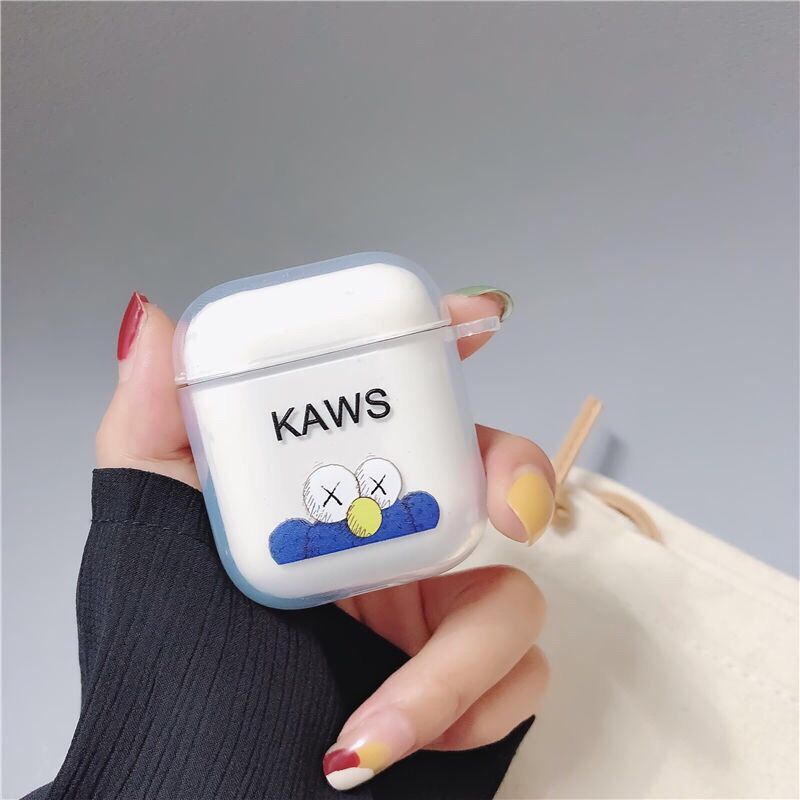 Vỏ Bảo Vệ Hộp Sạc Tai Nghe Airpods1 Pro3 Apple AirPods2 airpods1airpods2AirPods MKI5 Hình KAWS Sesame Street Dễ Thương