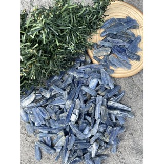 Que thô màu xanh kyanite | blue kyanite| đá trang trí, sưu tầm, healing | cada decor